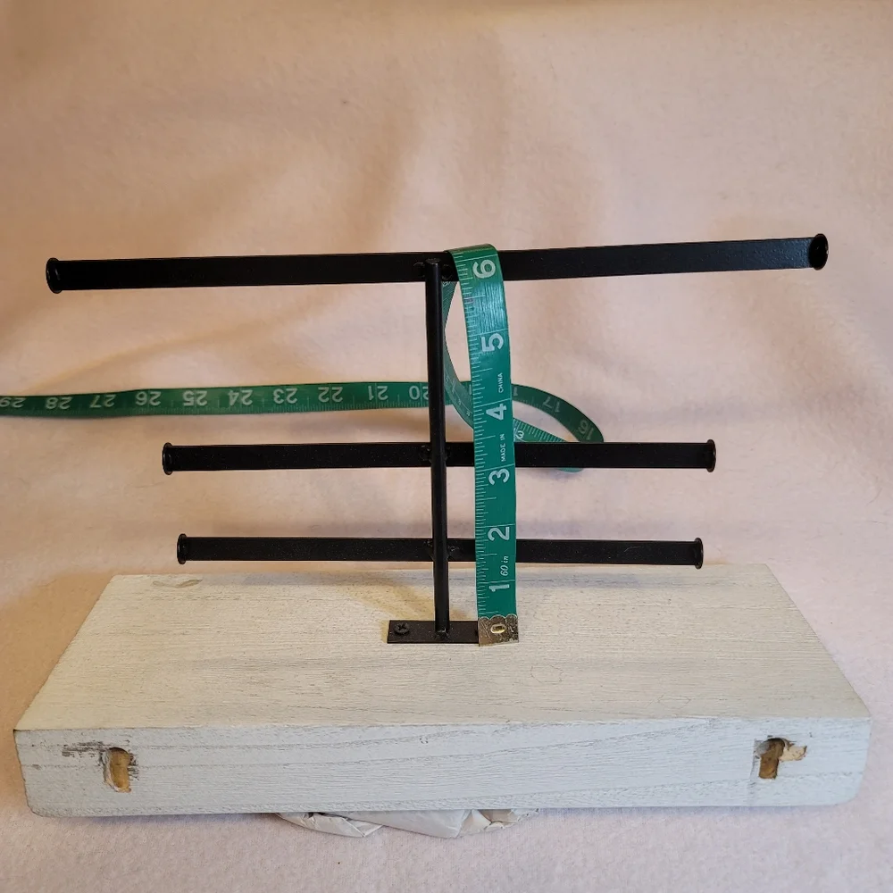 0796. Double Wall-Mounted Jewelry Display and Tray ~